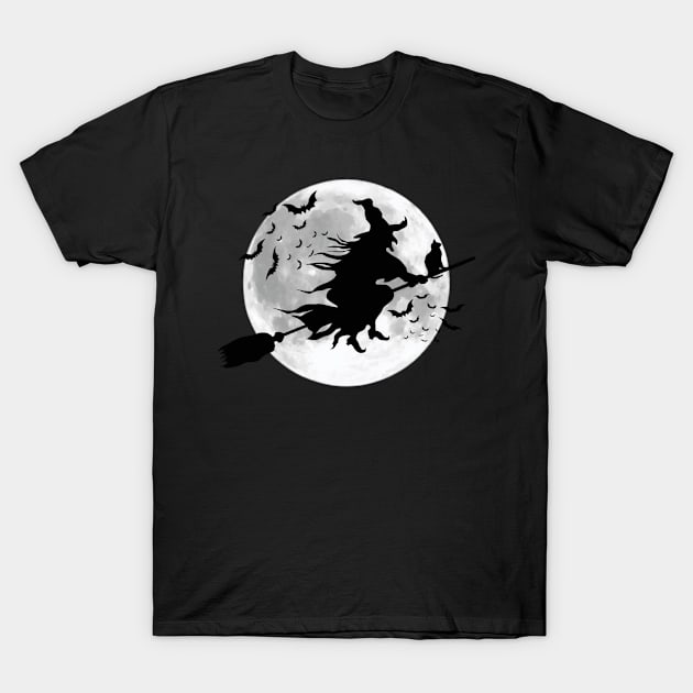 Witch, Halloween design T-Shirt by JK Mercha